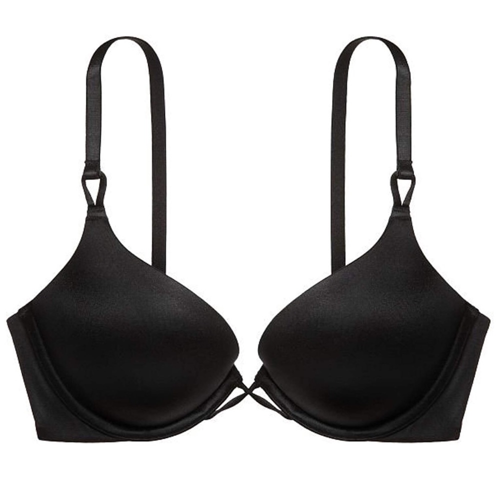 Victoria's Secret Bombshell Push Up Black Bra, 34A